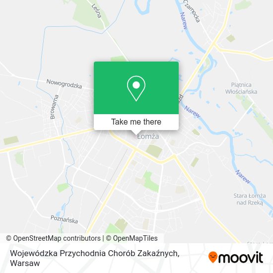 Wojewódzka Przychodnia Chorób Zakaźnych map