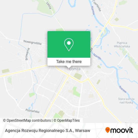 Agencja Rozwoju Regionalnego S.A. map