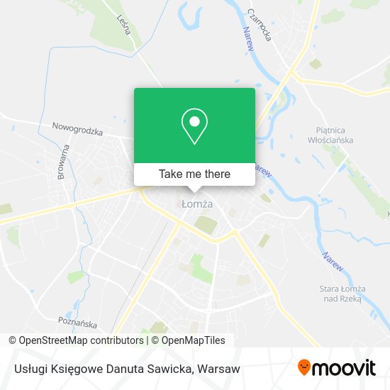 Usługi Księgowe Danuta Sawicka map