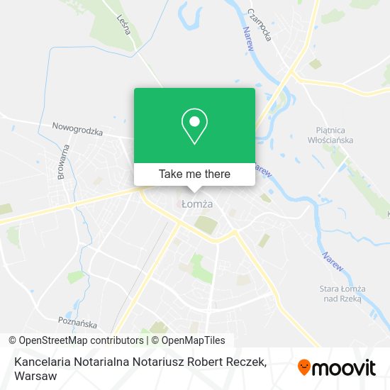 Kancelaria Notarialna Notariusz Robert Reczek map