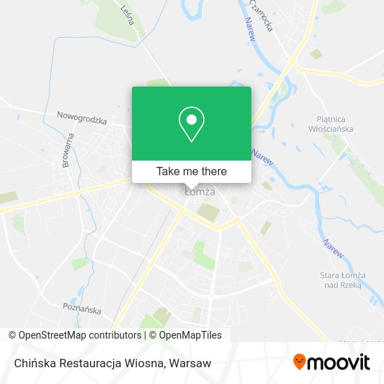 Chińska Restauracja Wiosna map