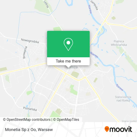 Карта Monetia Sp z Oo