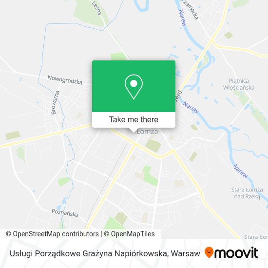 Usługi Porządkowe Grażyna Napiórkowska map