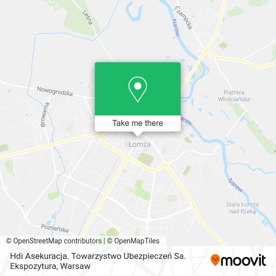 Hdi Asekuracja. Towarzystwo Ubezpieczeń Sa. Ekspozytura map