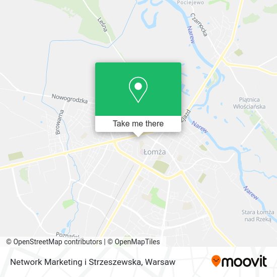 Network Marketing i Strzeszewska map