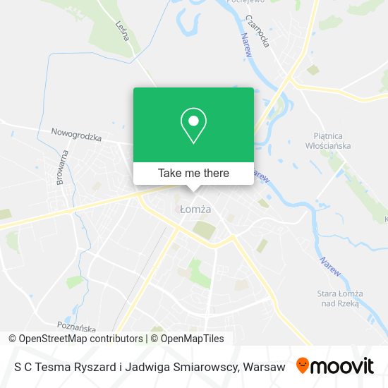 S C Tesma Ryszard i Jadwiga Smiarowscy map