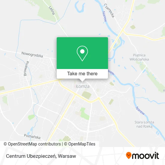 Карта Centrum Ubezpieczeń