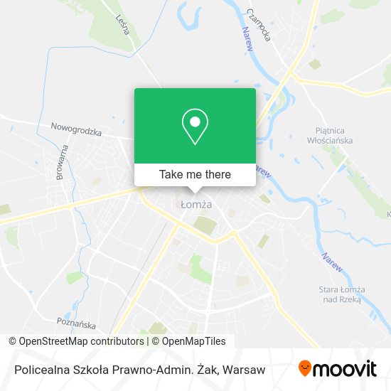 Policealna Szkoła Prawno-Admin. Żak map