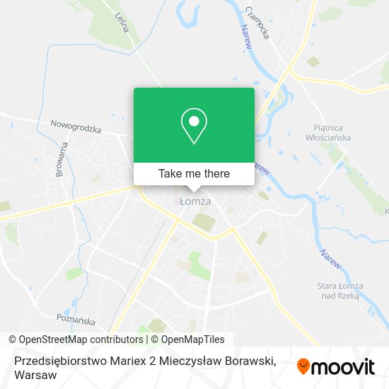 Przedsiębiorstwo Mariex 2 Mieczysław Borawski map