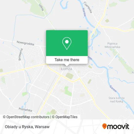 Карта Obiady u Ryska