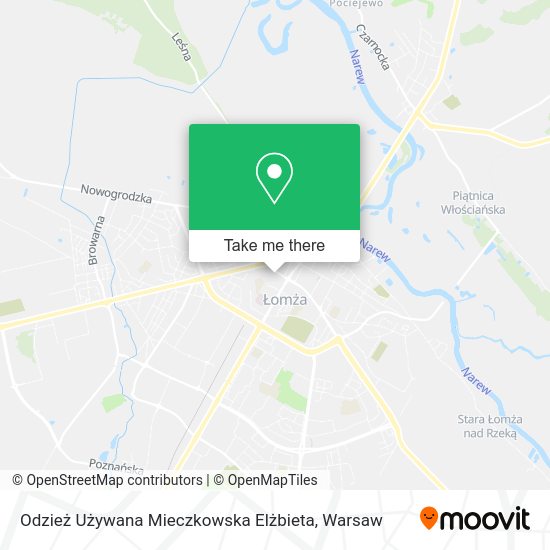 Odzież Używana Mieczkowska Elżbieta map