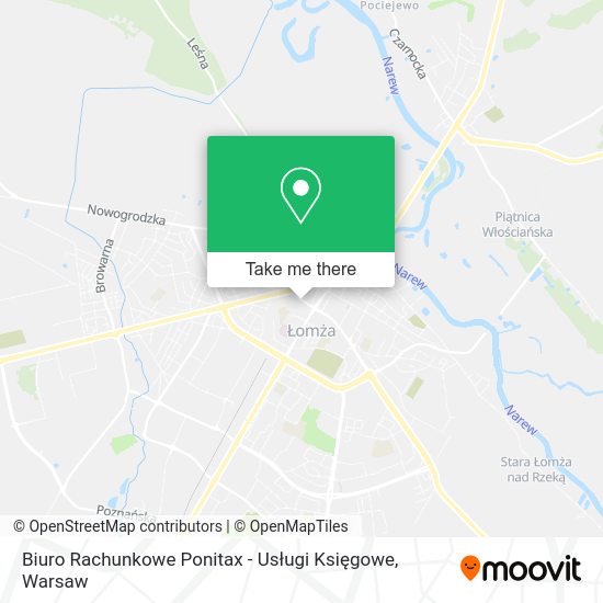 Biuro Rachunkowe Ponitax - Usługi Księgowe map