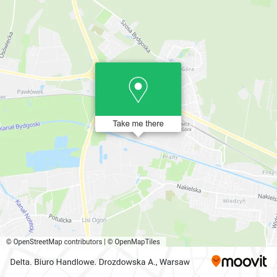 Карта Delta. Biuro Handlowe. Drozdowska A.