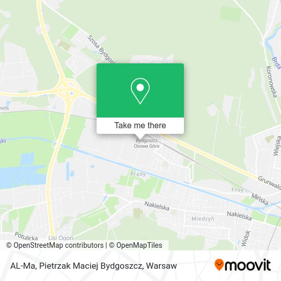 AL-Ma, Pietrzak Maciej Bydgoszcz map