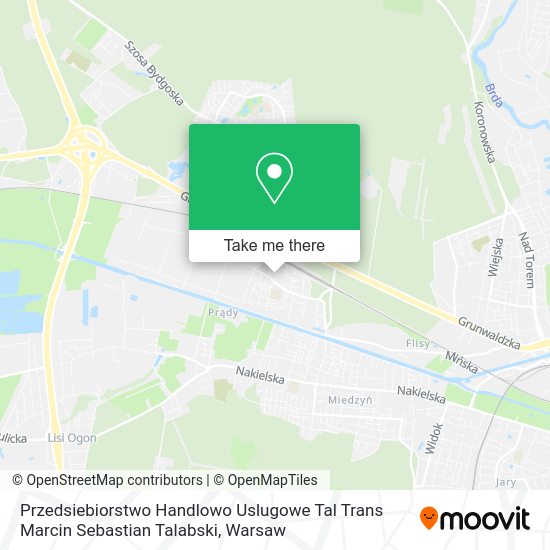 Przedsiebiorstwo Handlowo Uslugowe Tal Trans Marcin Sebastian Talabski map