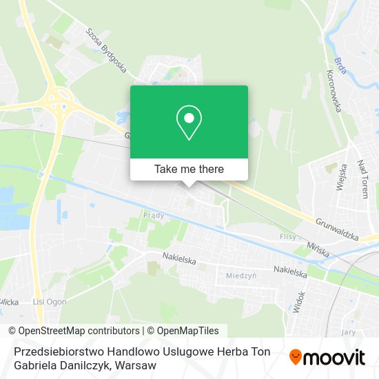 Przedsiebiorstwo Handlowo Uslugowe Herba Ton Gabriela Danilczyk map