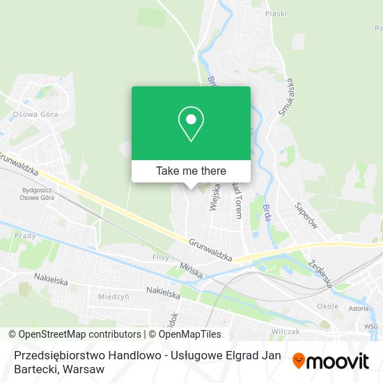 Przedsiębiorstwo Handlowo - Usługowe Elgrad Jan Bartecki map