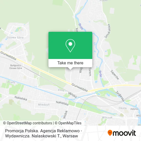 Карта Promocja Polska. Agencja Reklamowo - Wydawnicza. Nalaskowski T.