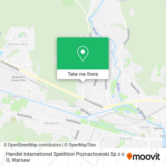 Handel International Spedition Poznachowski Sp z o O map