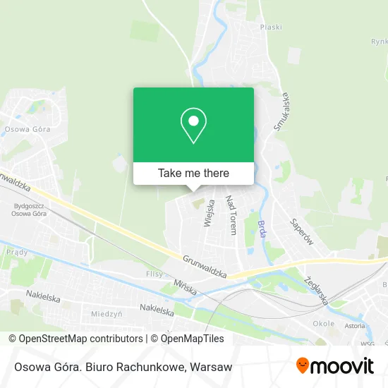 Osowa Góra. Biuro Rachunkowe map