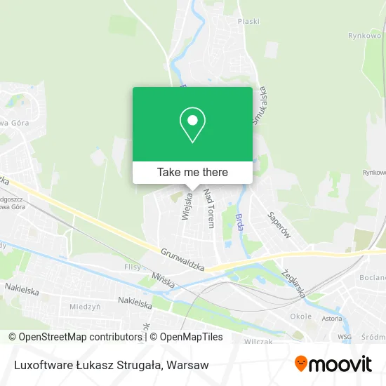 Luxoftware Łukasz Strugała map