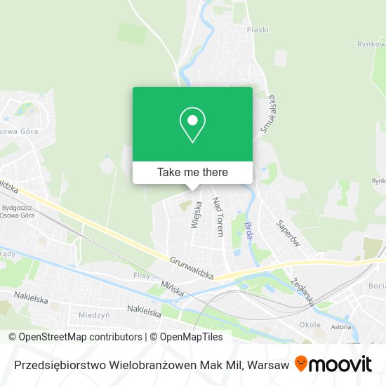 Przedsiębiorstwo Wielobranżowen Mak Mil map