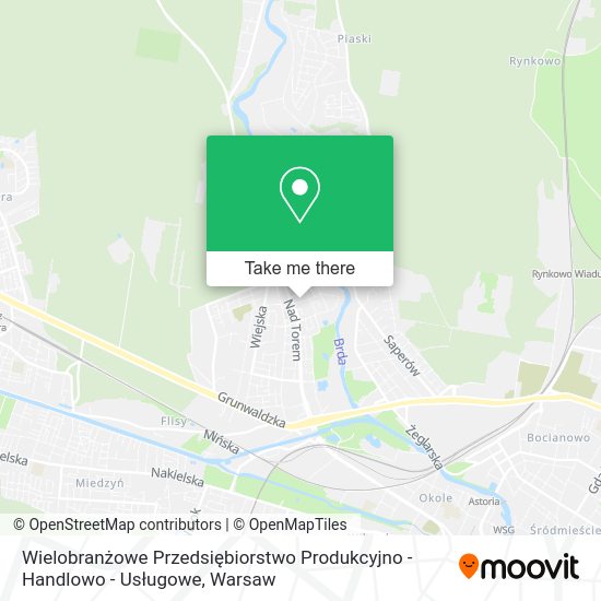 Wielobranżowe Przedsiębiorstwo Produkcyjno - Handlowo - Usługowe map