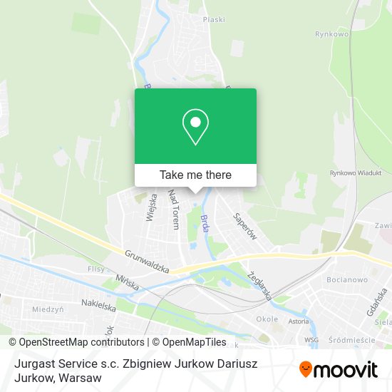 Jurgast Service s.c. Zbigniew Jurkow Dariusz Jurkow map