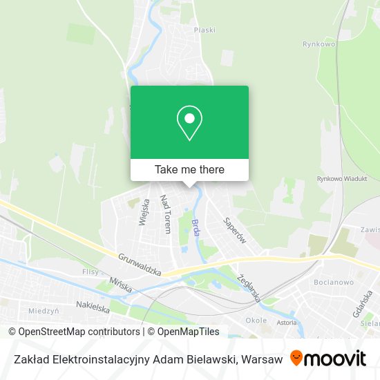 Zakład Elektroinstalacyjny Adam Bielawski map