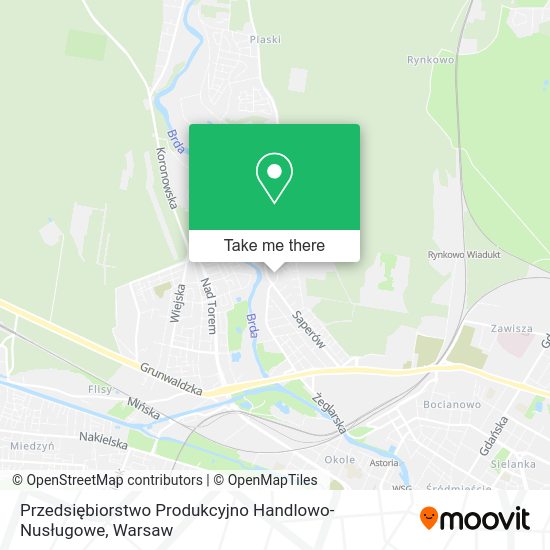 Przedsiębiorstwo Produkcyjno Handlowo- Nusługowe map