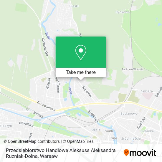 Przedsiębiorstwo Handlowe Aleksuss Aleksandra Rużniak-Dolna map