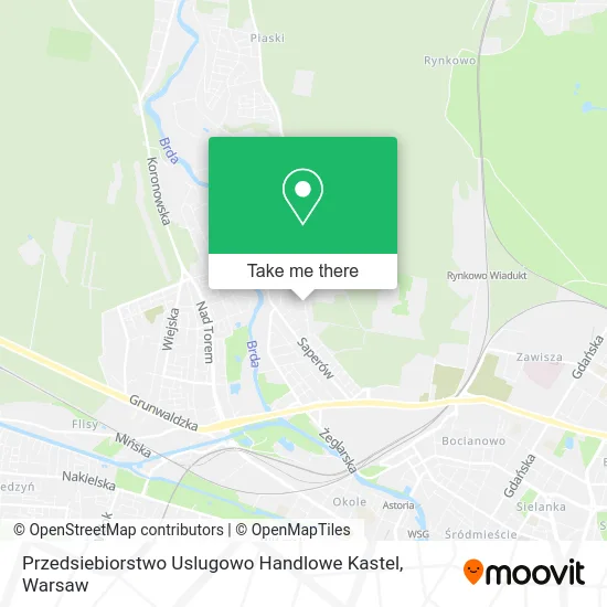 Карта Przedsiebiorstwo Uslugowo Handlowe Kastel