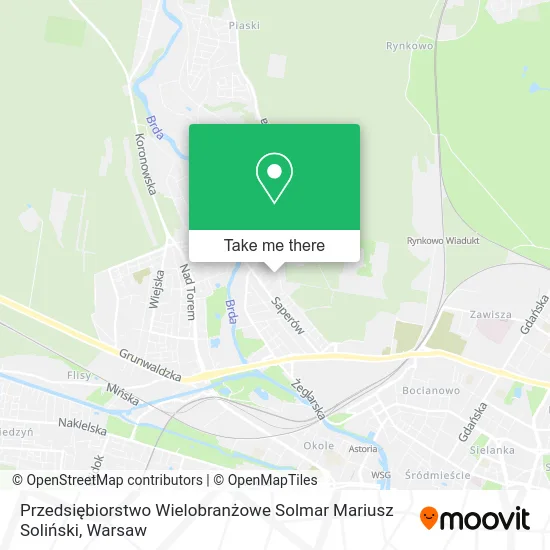 Przedsiębiorstwo Wielobranżowe Solmar Mariusz Soliński map