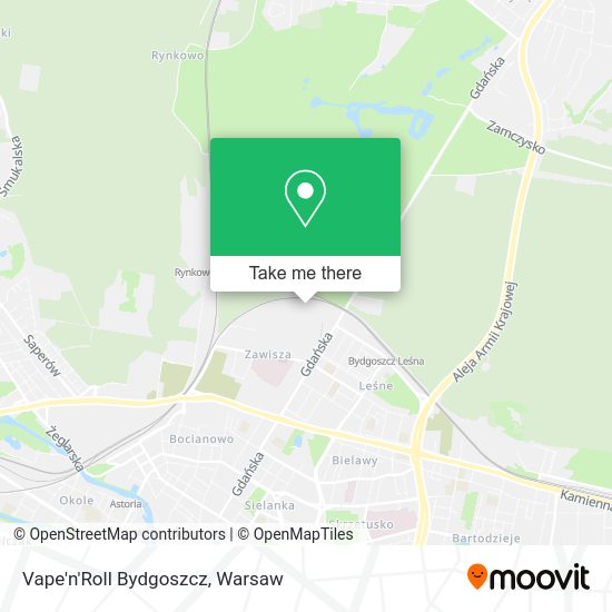 Vape'n'Roll Bydgoszcz map