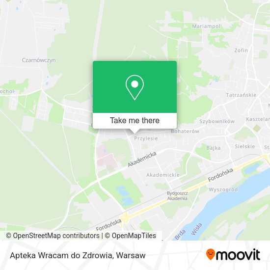 Apteka Wracam do Zdrowia map