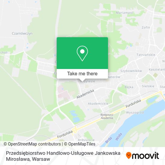 Przedsiębiorstwo Handlowo-Usługowe Jankowska Mirosława map