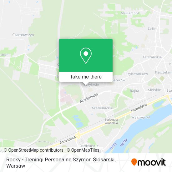 Rocky - Treningi Personalne Szymon Ślósarski map