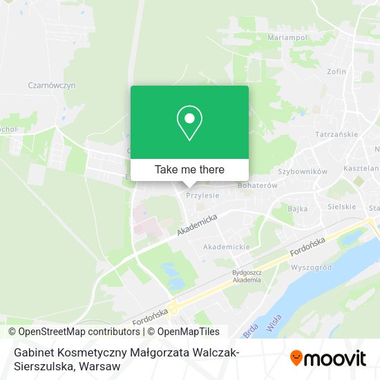 Gabinet Kosmetyczny Małgorzata Walczak-Sierszulska map