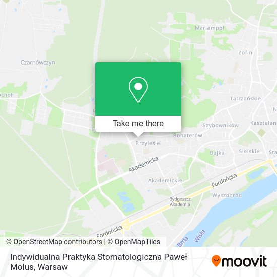 Indywidualna Praktyka Stomatologiczna Paweł Molus map