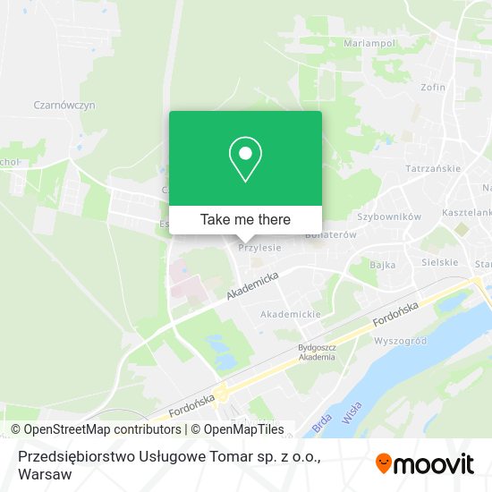 Przedsiębiorstwo Usługowe Tomar sp. z o.o. map