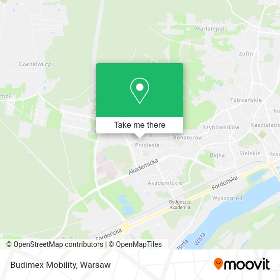 Budimex Mobility map