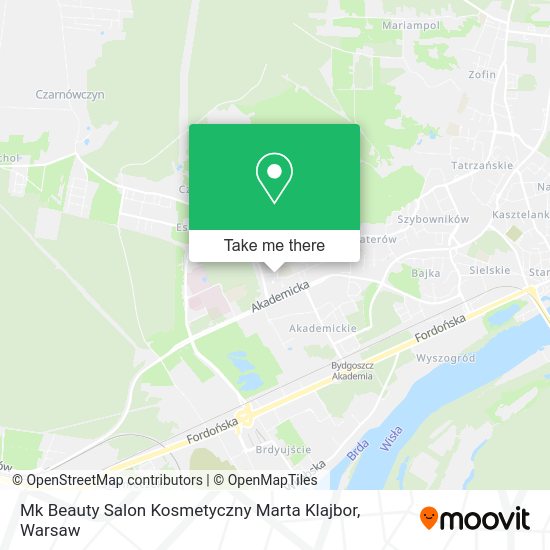 Mk Beauty Salon Kosmetyczny Marta Klajbor map