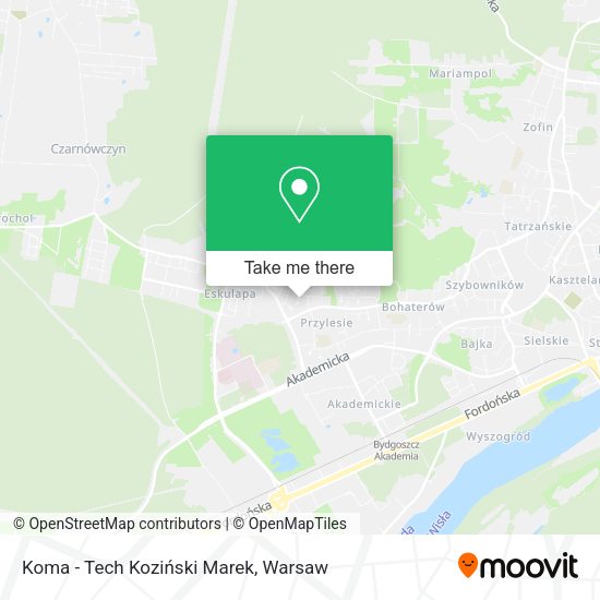 Koma - Tech Koziński Marek map