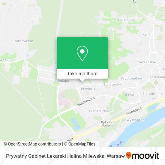 Prywatny Gabinet Lekarski Halina Milewska map