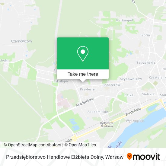 Przedsiębiorstwo Handlowe Elżbieta Dolny map