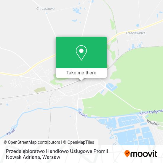 Przedsiębiorstwo Handlowo Usługowe Promil Nowak Adriana map