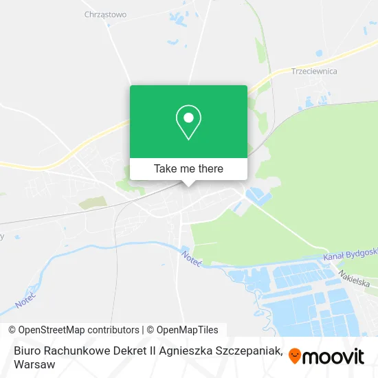 Карта Biuro Rachunkowe Dekret II Agnieszka Szczepaniak