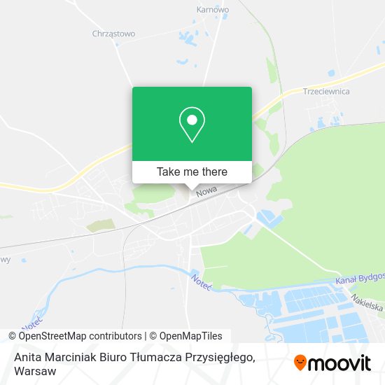 Anita Marciniak Biuro Tłumacza Przysięgłego map