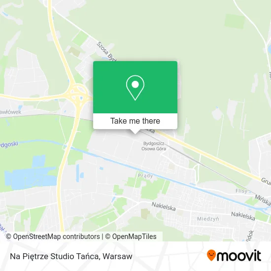 Карта Na Piętrze Studio Tańca