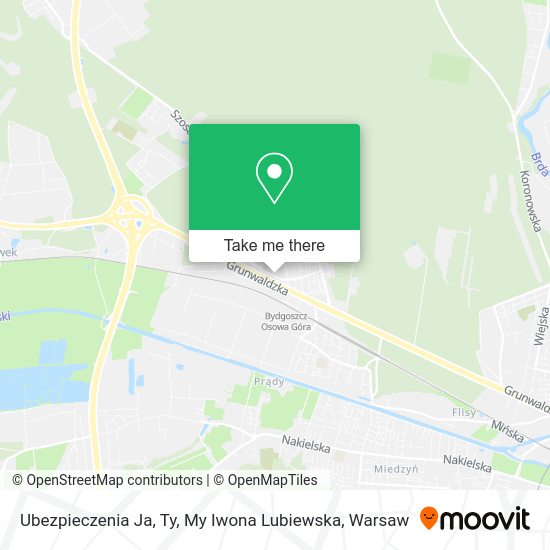 Ubezpieczenia Ja, Ty, My Iwona Lubiewska map